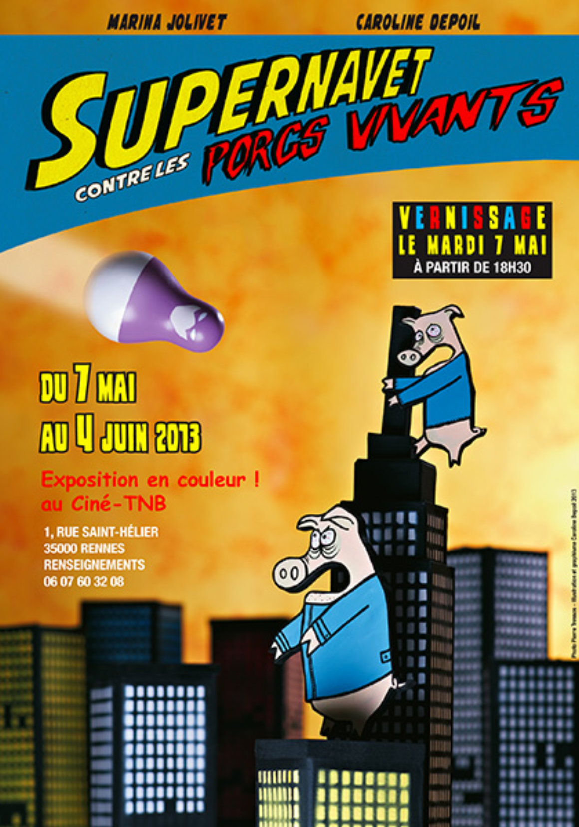 Supernavet et les porcs vivants